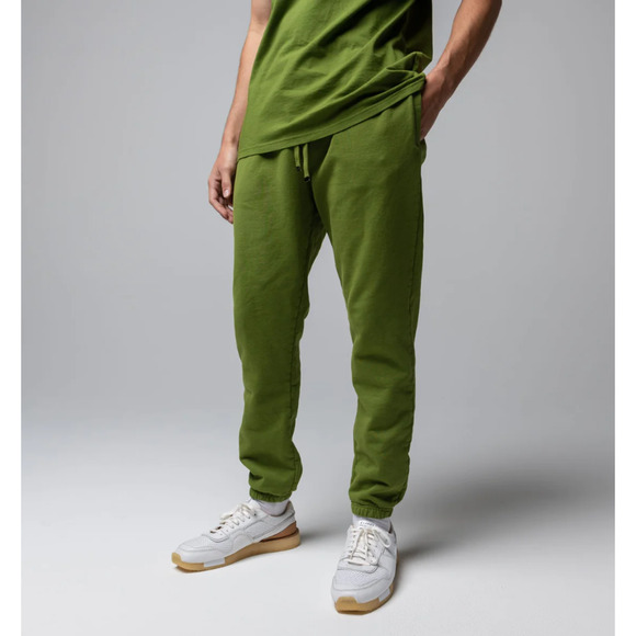 TALENTLESS Men's Green Heavyweight Sweatpants Joggers Size small - Picture 2 of 8